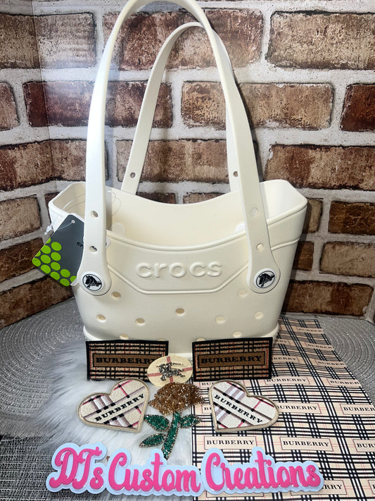 Cream Classic Plaid DIY Bag Kit