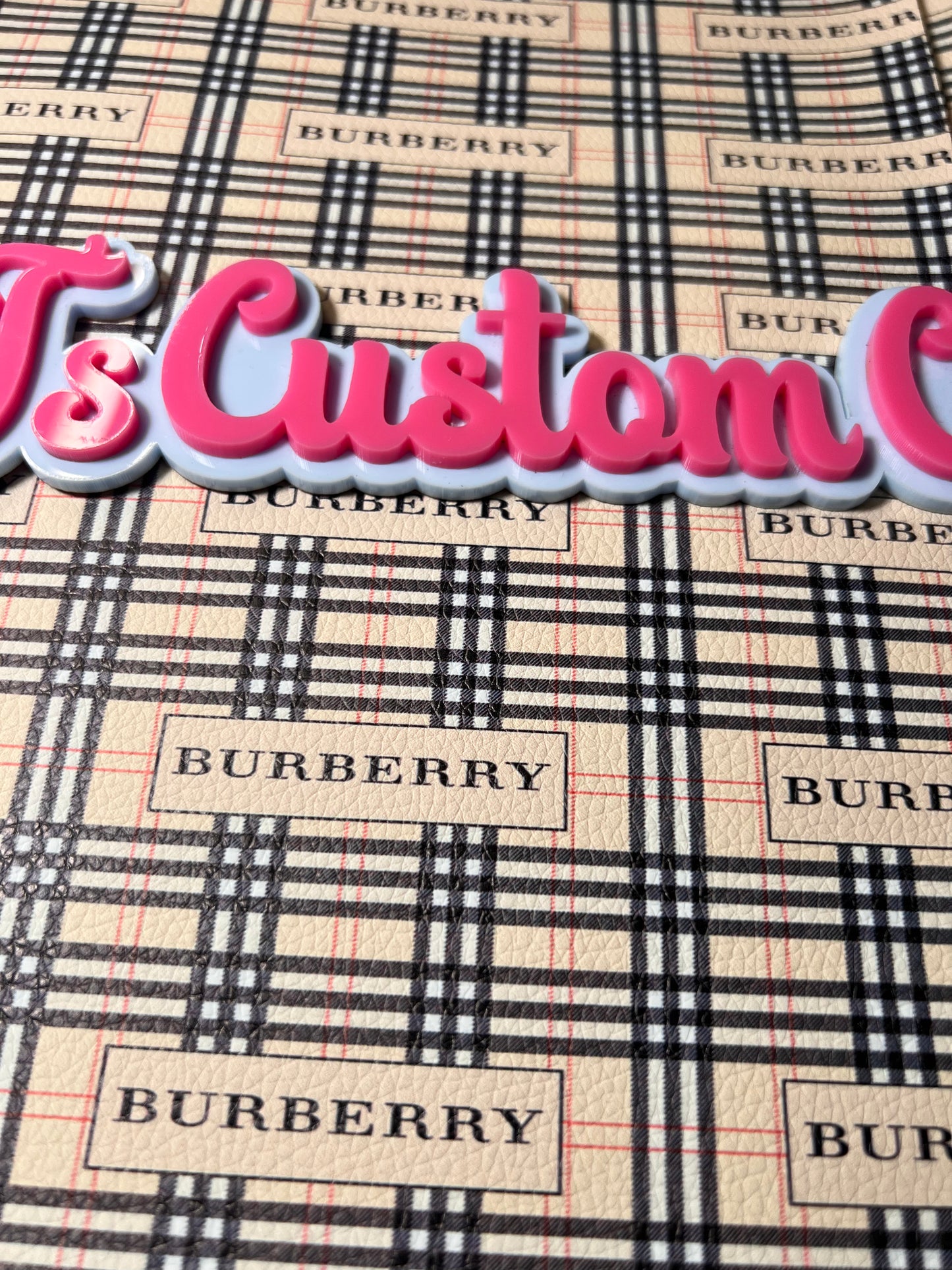 Tan Plaid Faux Leather Sheet 9x12 – Faux Leather for Bows, Earrings & DIY Crafts