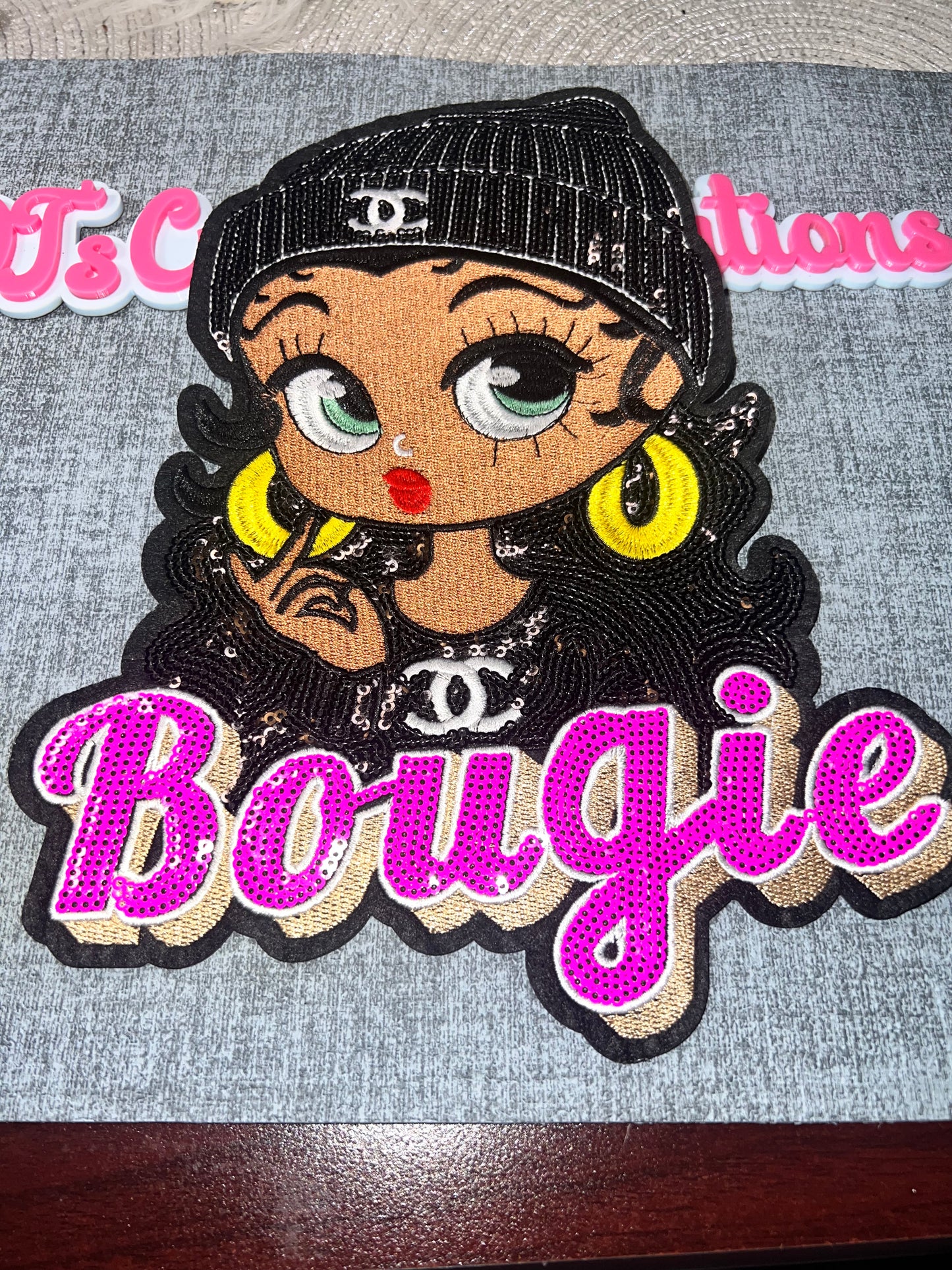 Bougie Girl Character Patch