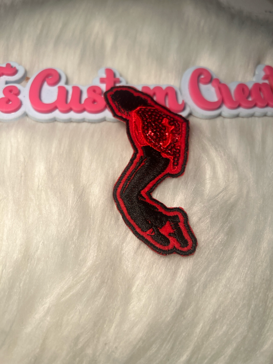 Sequin Retro Dance Silhouette Patch – Bling Iron-On Patch Pop