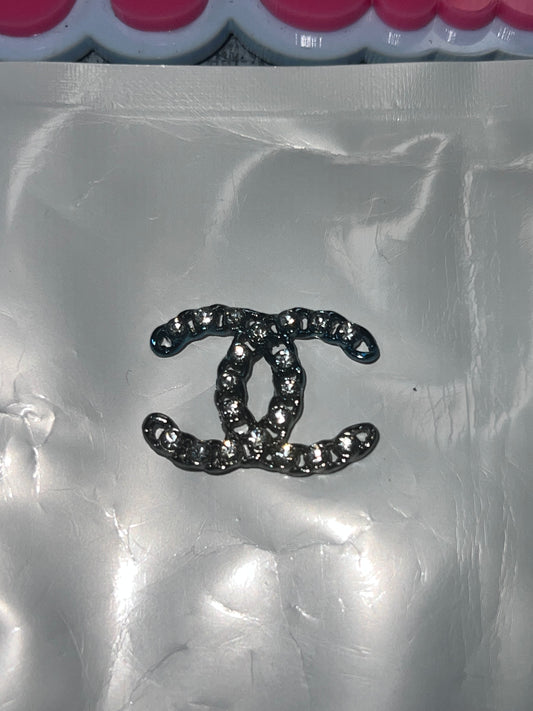 Silver Rhinestone Charm – Luxe Statement Charm