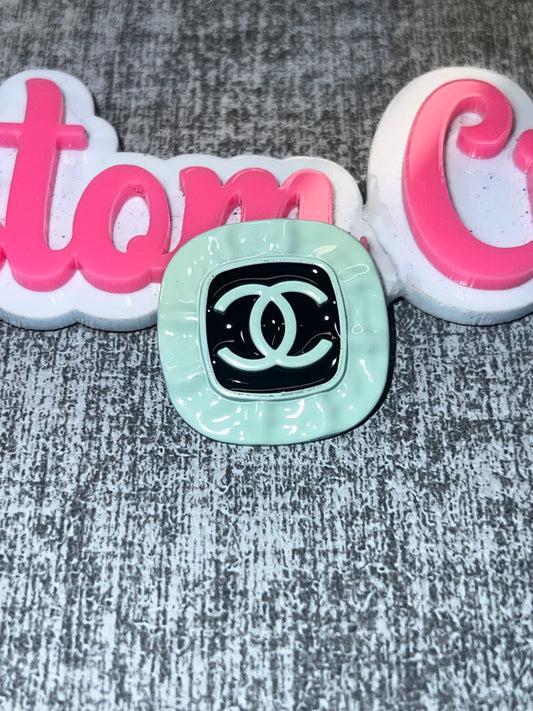 Mint Square Gloss Charm – Luxe Statement Charm