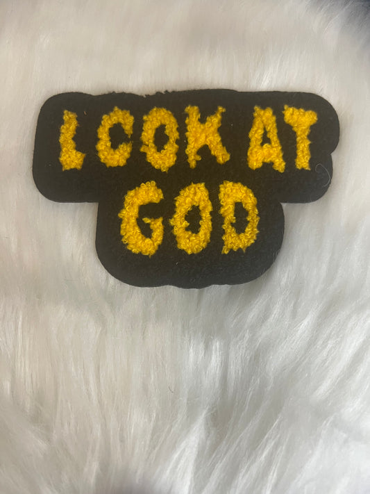 Yellow Black Fluffy Look at God