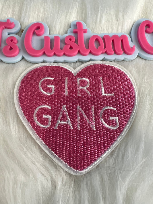 Pink White Girl Gang Heart