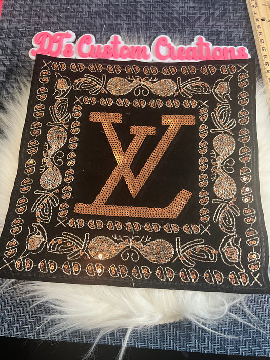 Sequin Copper Black LV