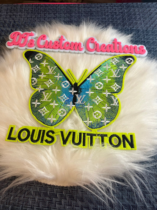 Lime Green Blue Black LV