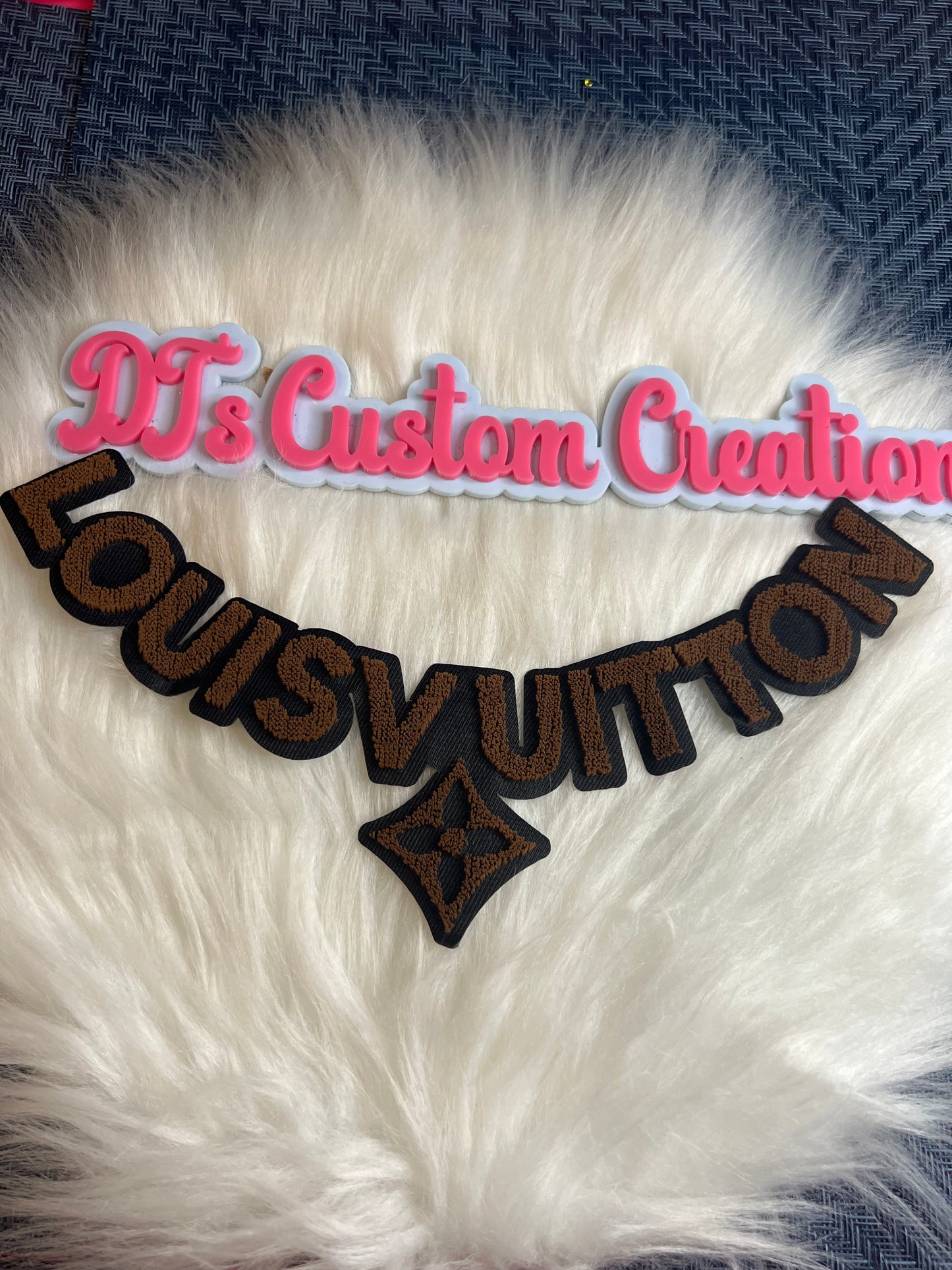 Fluffy Brown Black LV