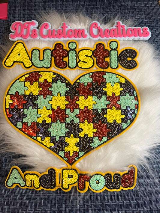 Big Sequin Colorful Autistic