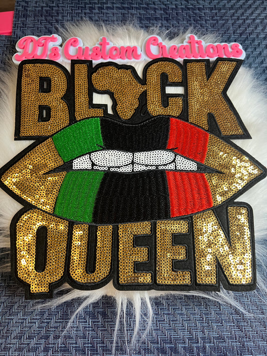 Gold Black Queen Green Red Black Lip