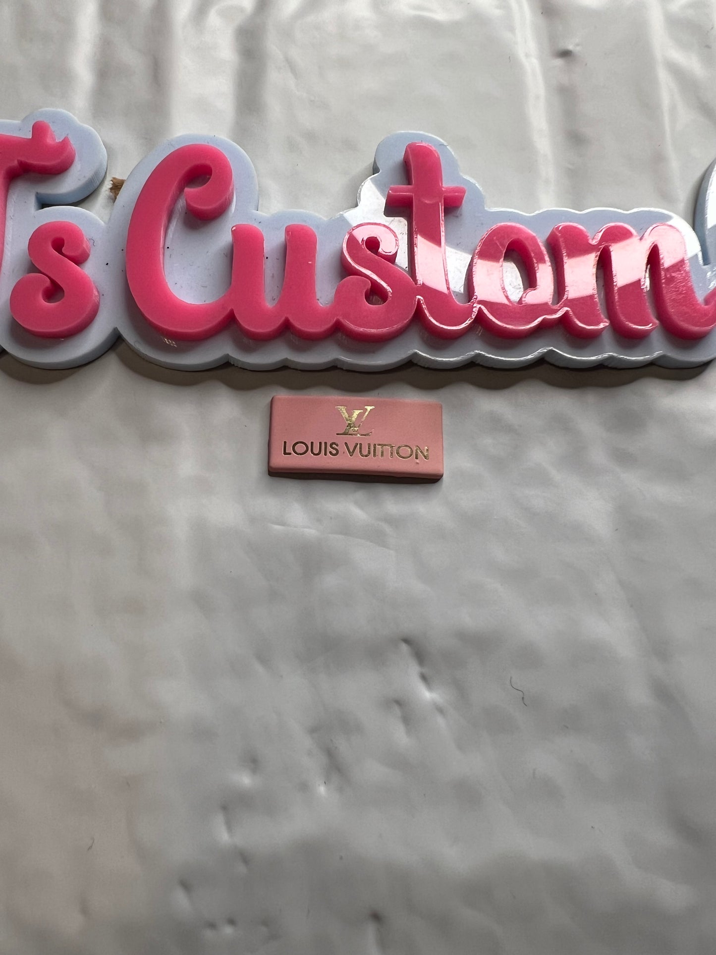 Pink Gold Tag