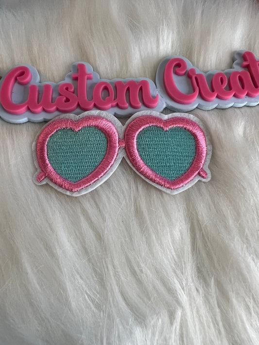 Pink Heart glasses