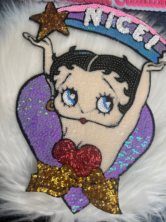Sequin Nice Betty Boop
