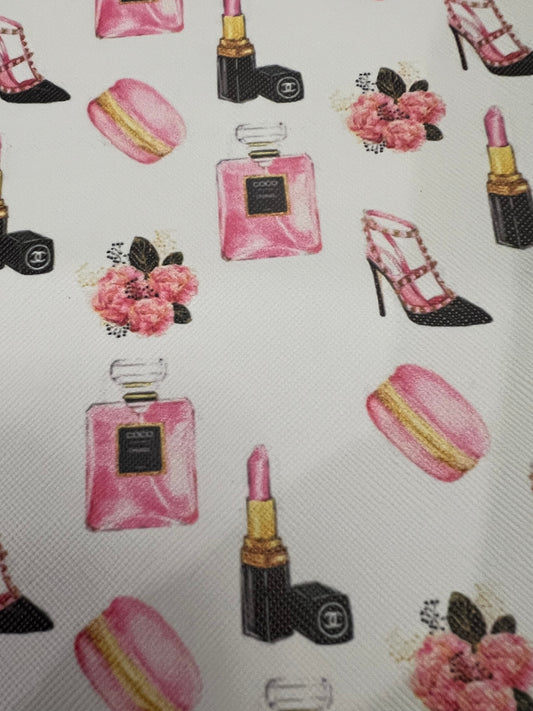 White Pink Perfume bottle