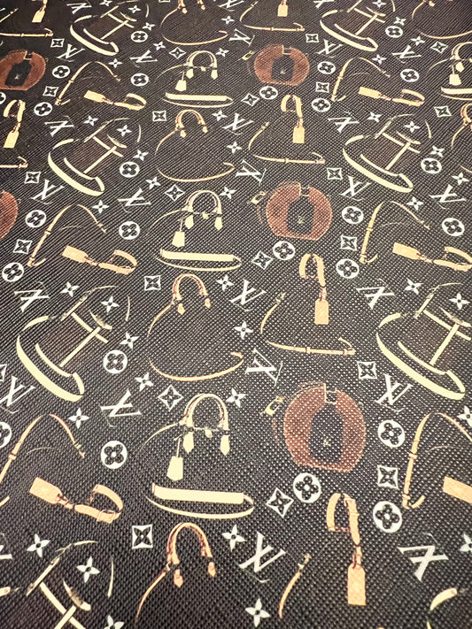 Black Brown LV Purse