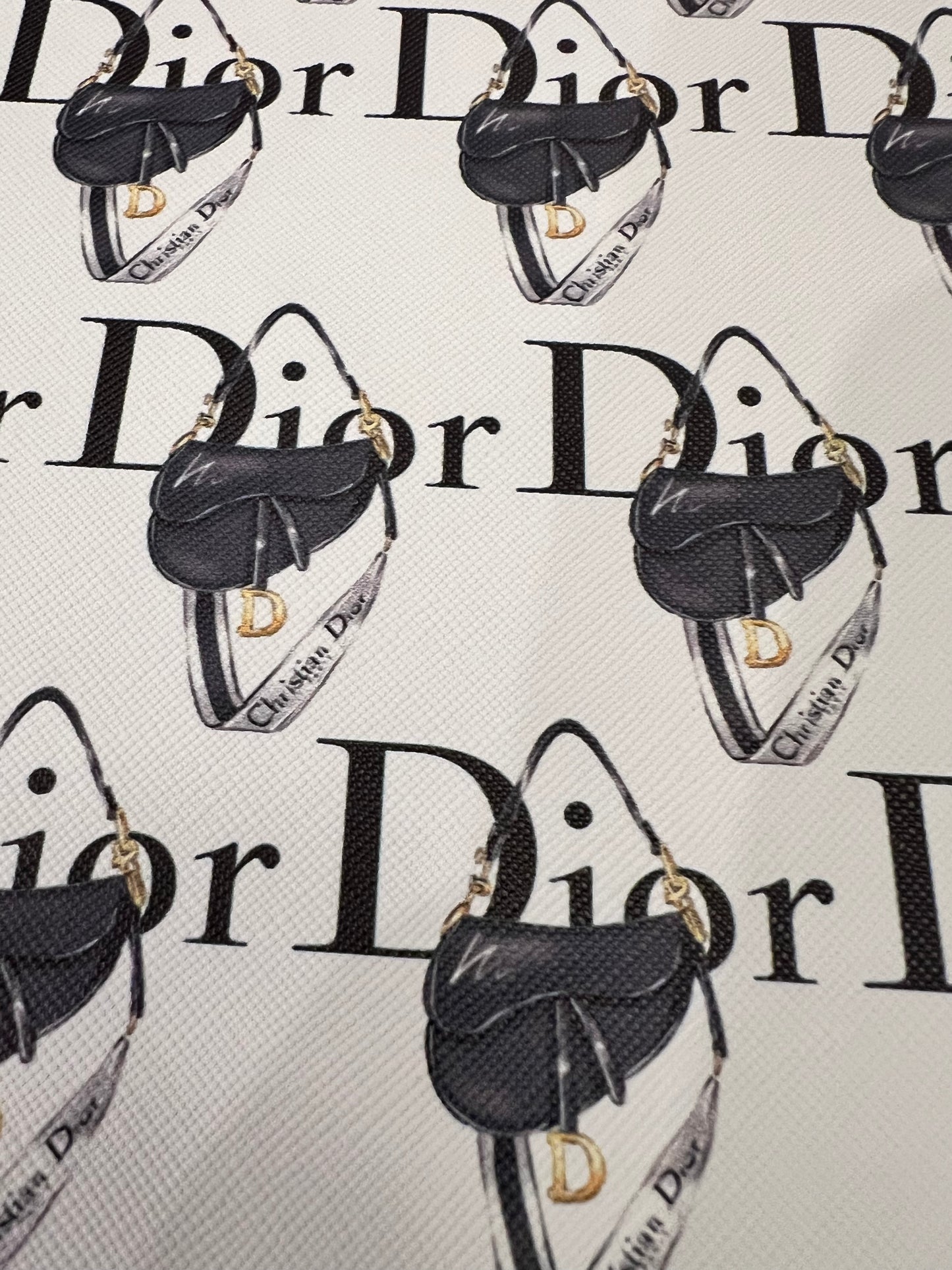 White Dior Purse