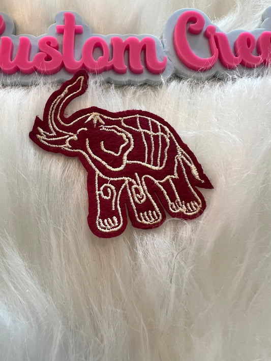 Red White Delta Elephant