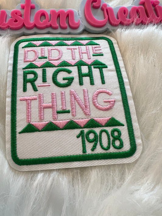 Did the Right Thing AKA