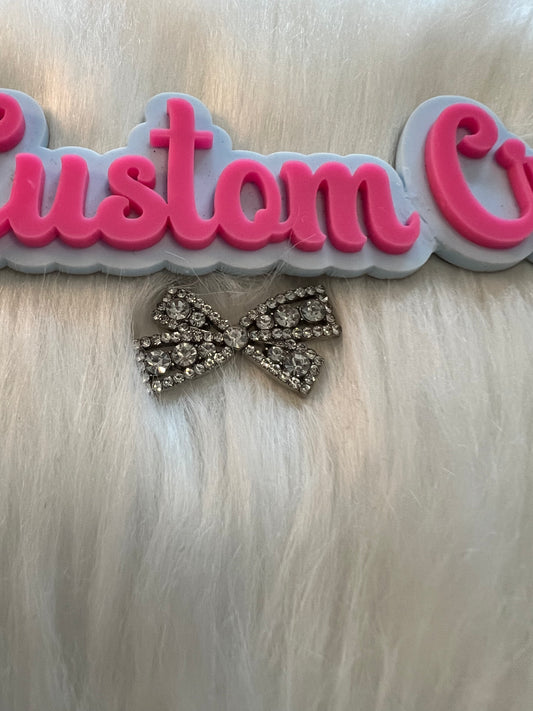 Silver Bling Bow