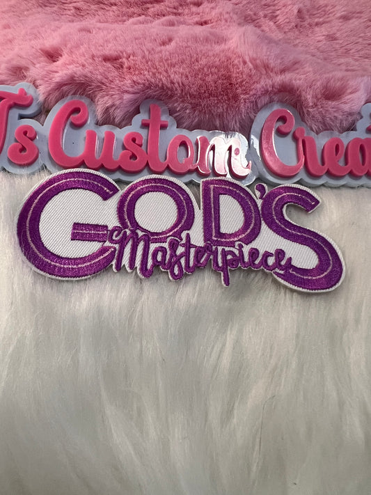 Purple White Gods Masterpiece