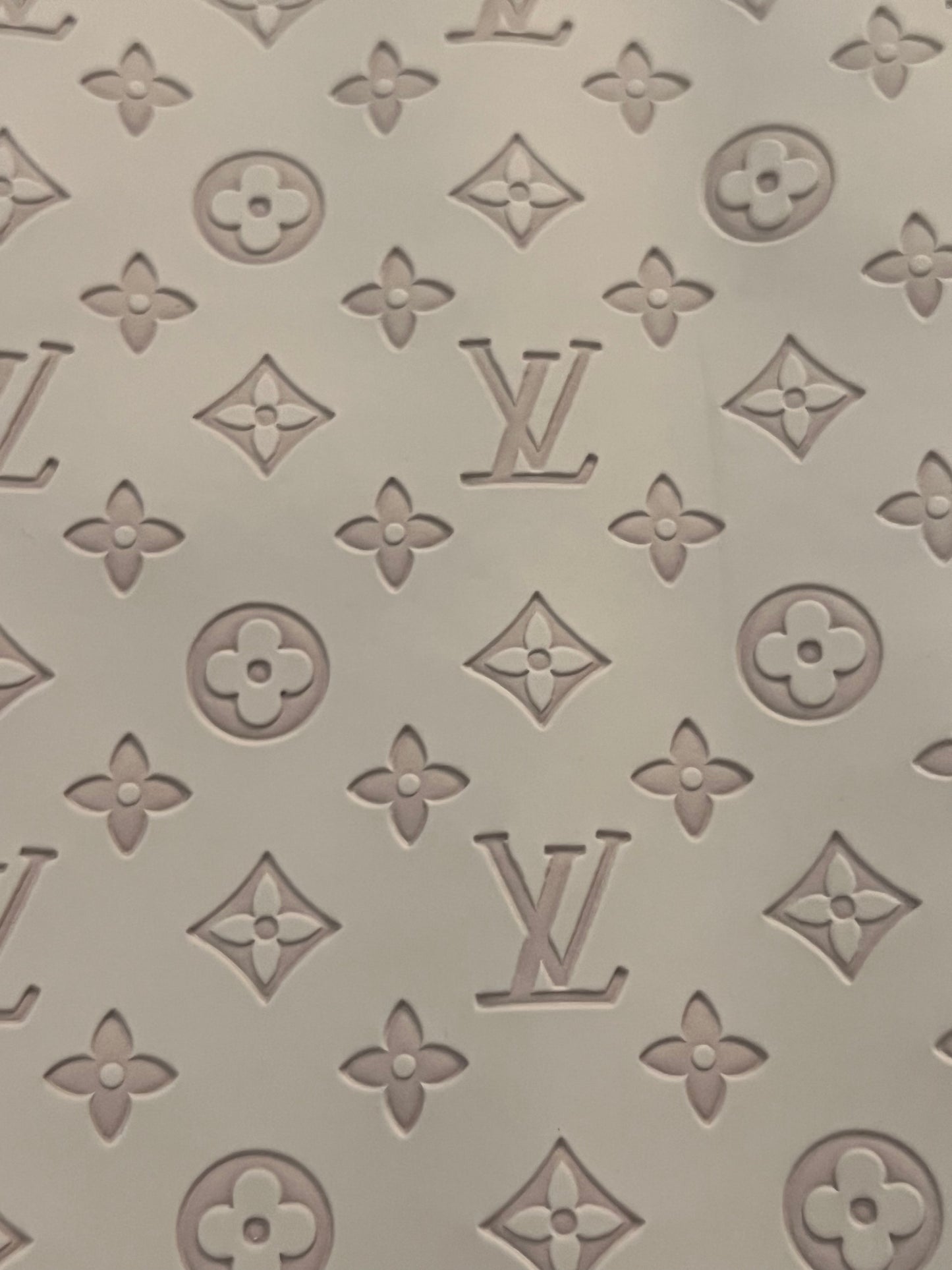 Pale Pink Embossed LV