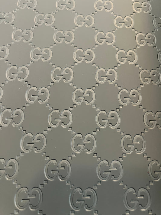 Black Embossed GG