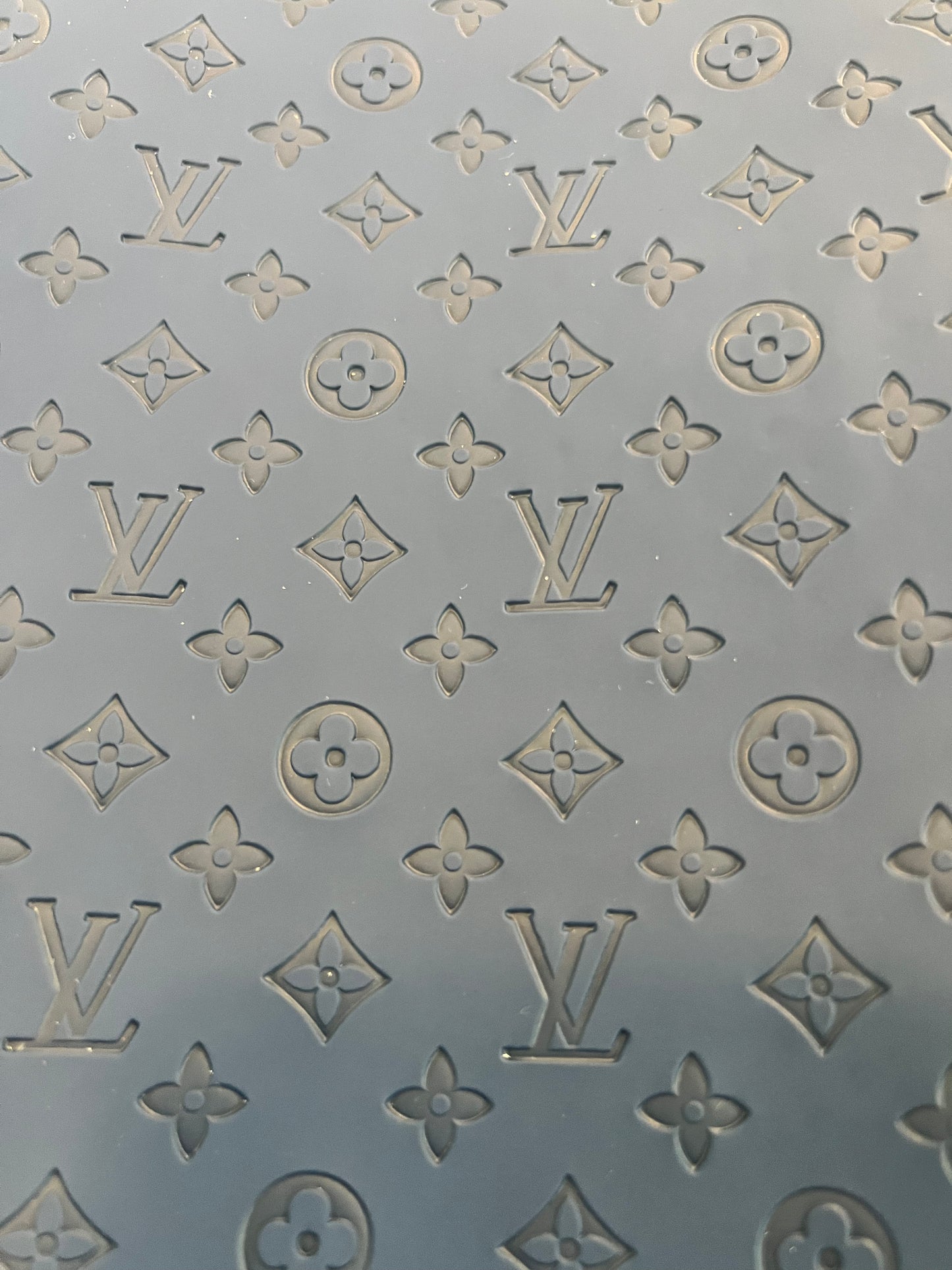 Navy Blue Embossed LV