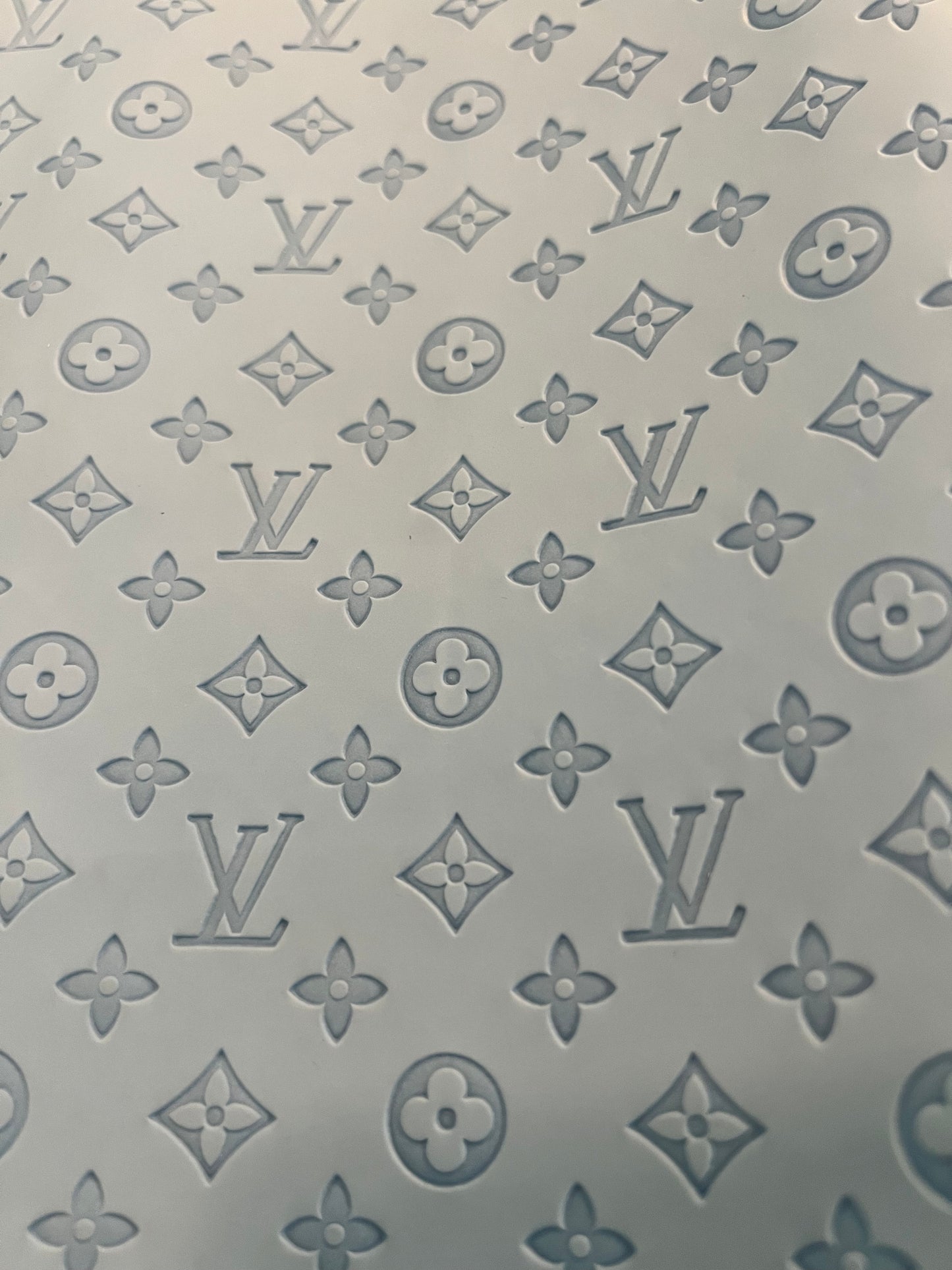 Powder Blue Embossed LV
