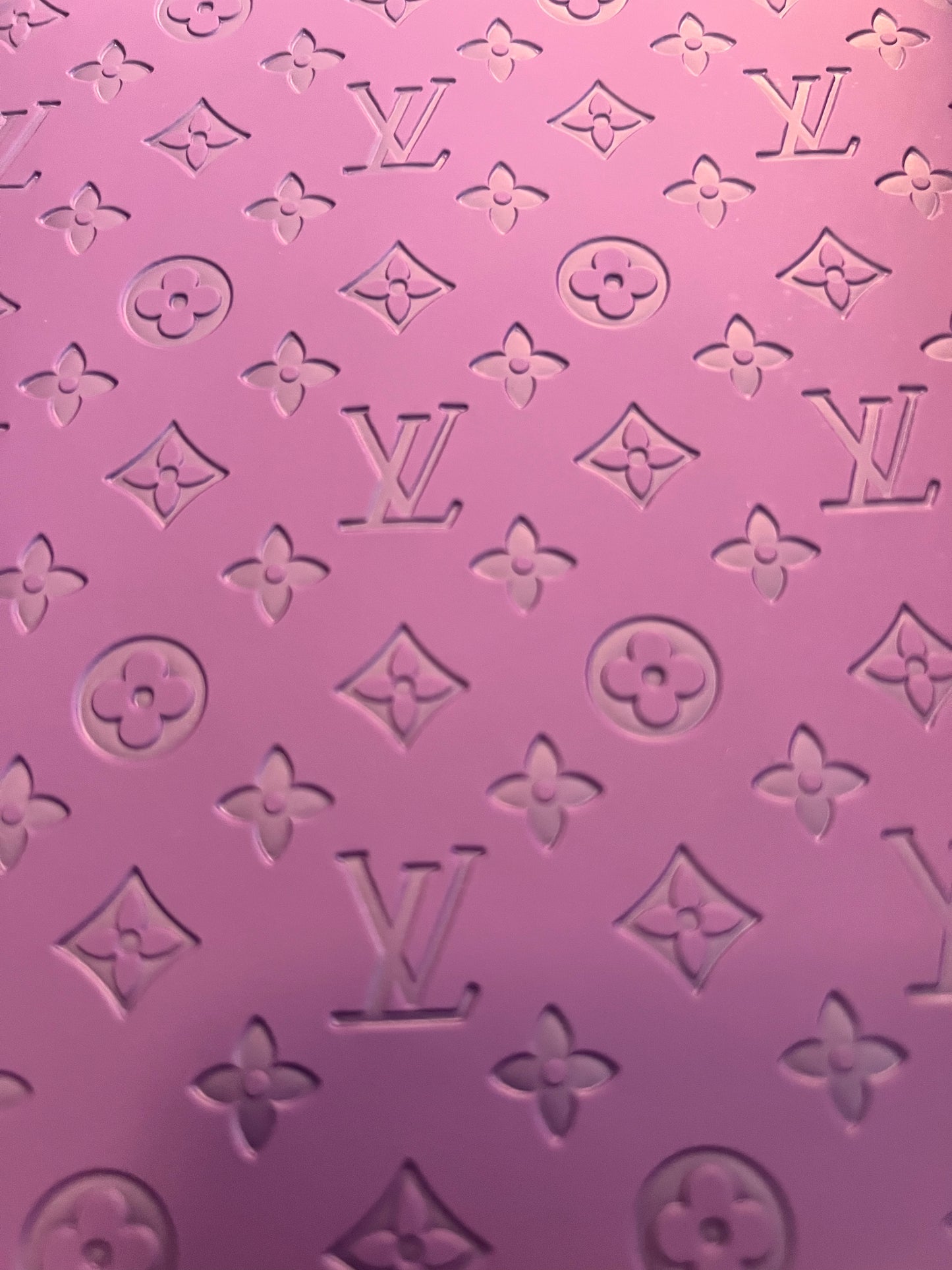 Purple Embossed LV