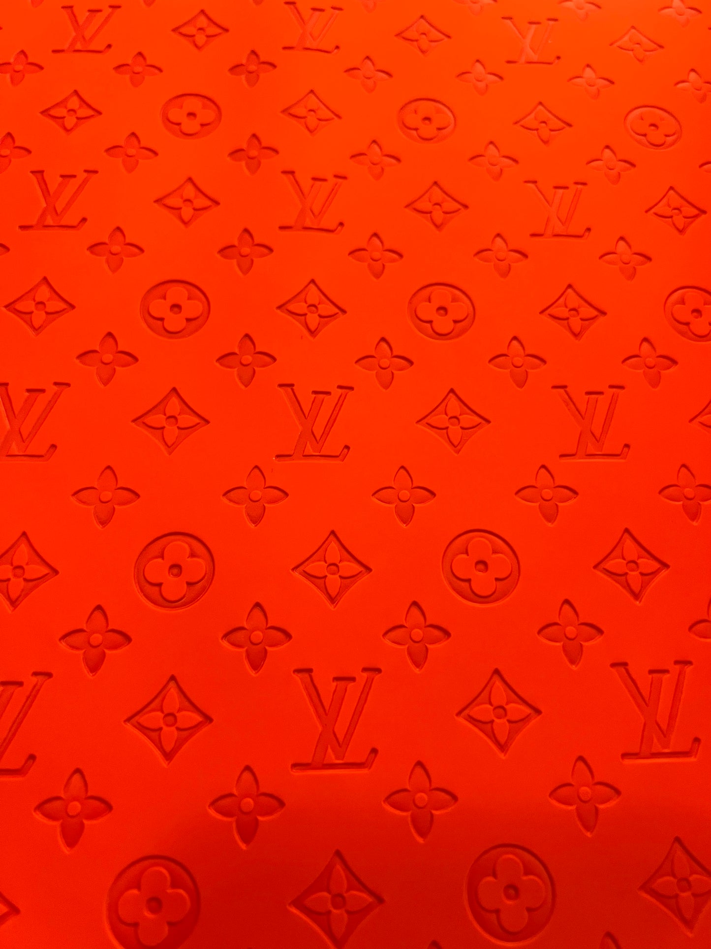 Orange LV Embossed