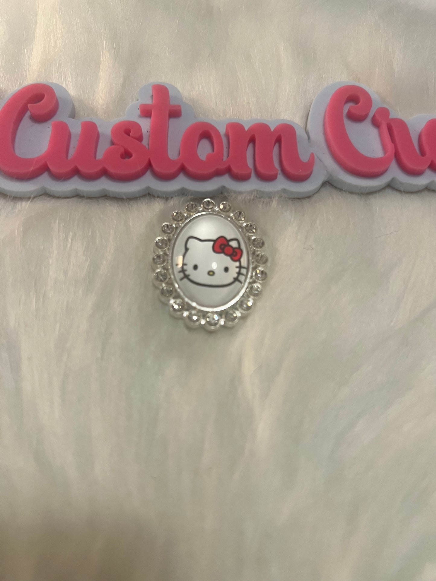 HK Bling Silver Trim Charm
