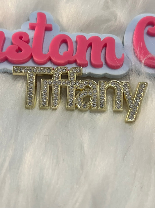 Gold Bling Tiffany Brooch