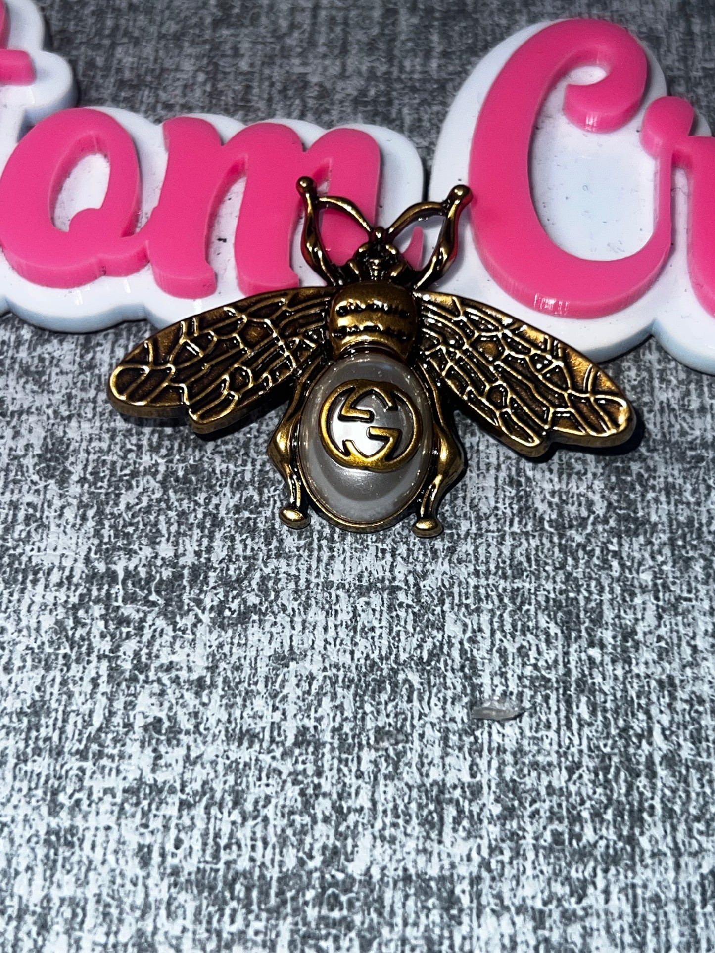 Glam Bee Brooch – Gold Statement Pin