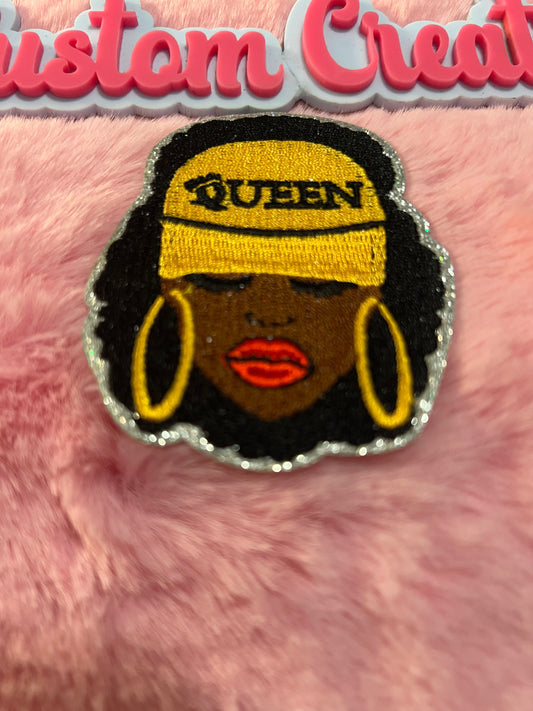 Queen Lady with Yellow Hat & Earrings