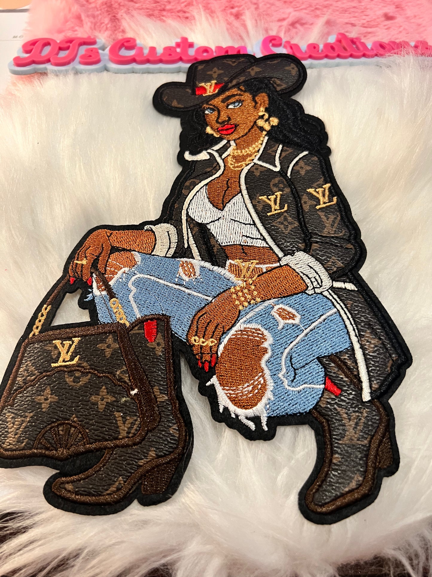 Faux leather Cowgirl LV