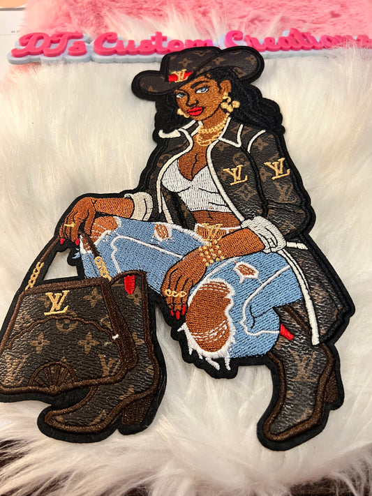 Faux leather Cowgirl LV