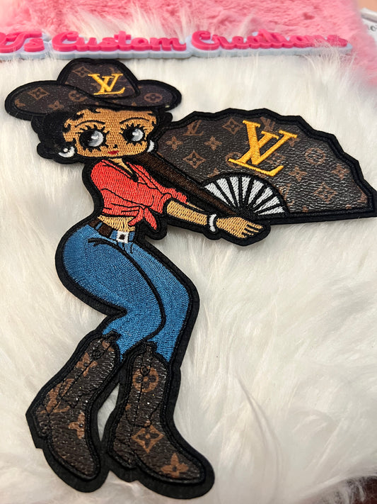 Faux leather LV Cowgirl Betty