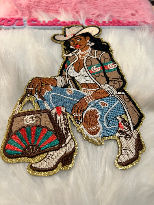 Faux leather GG Cowgirl