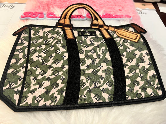 Faux leather Camo LV Duffel