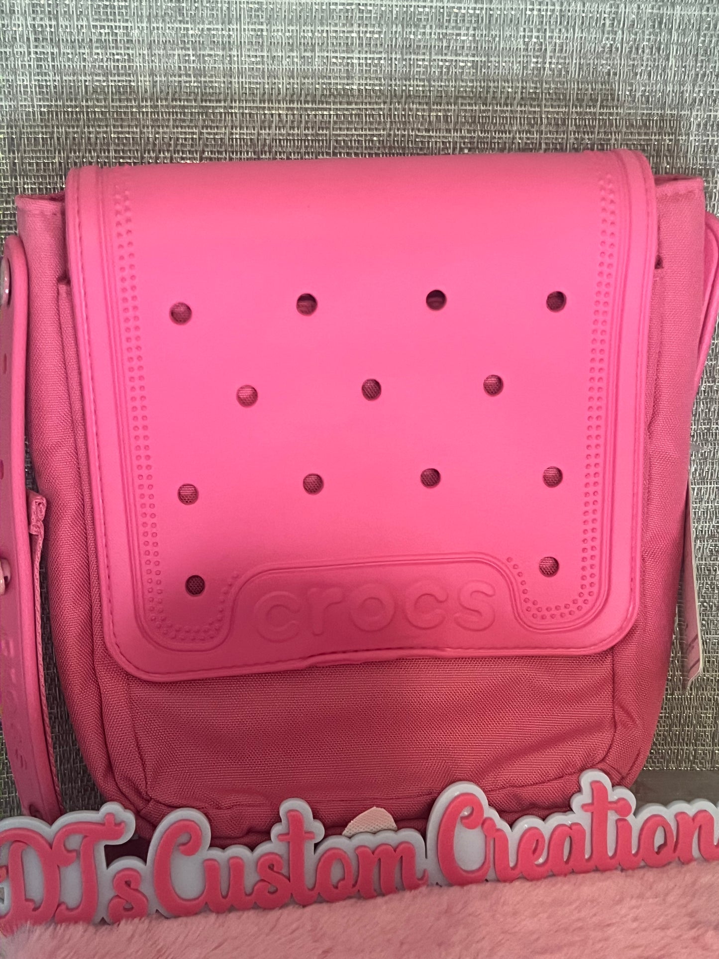 Croc Hot Pink Crossbody 🐊 Bag