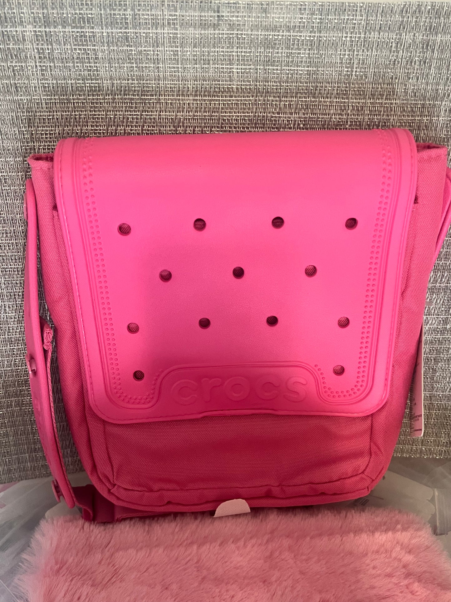 Croc Hot Pink Crossbody 🐊 Bag