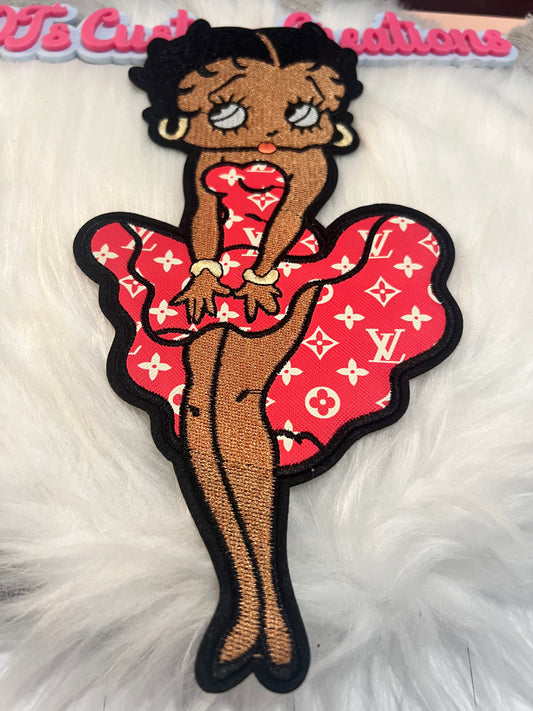 Red Betty LV faux leather