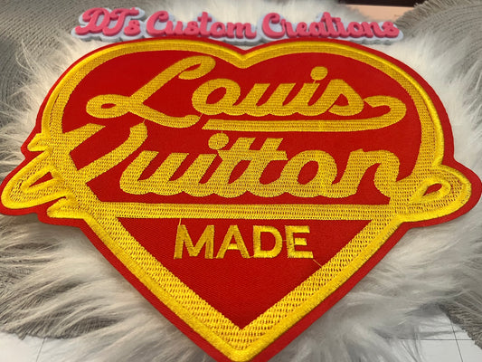 Yellow Red LV Heart