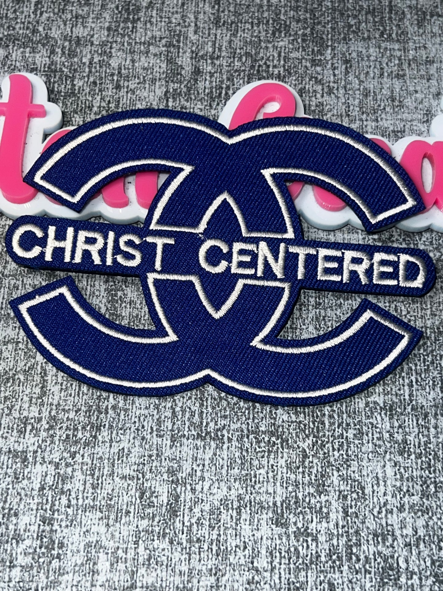 Christ Centered Embroidered Iron-On Patch – Christian Inspirational Patch