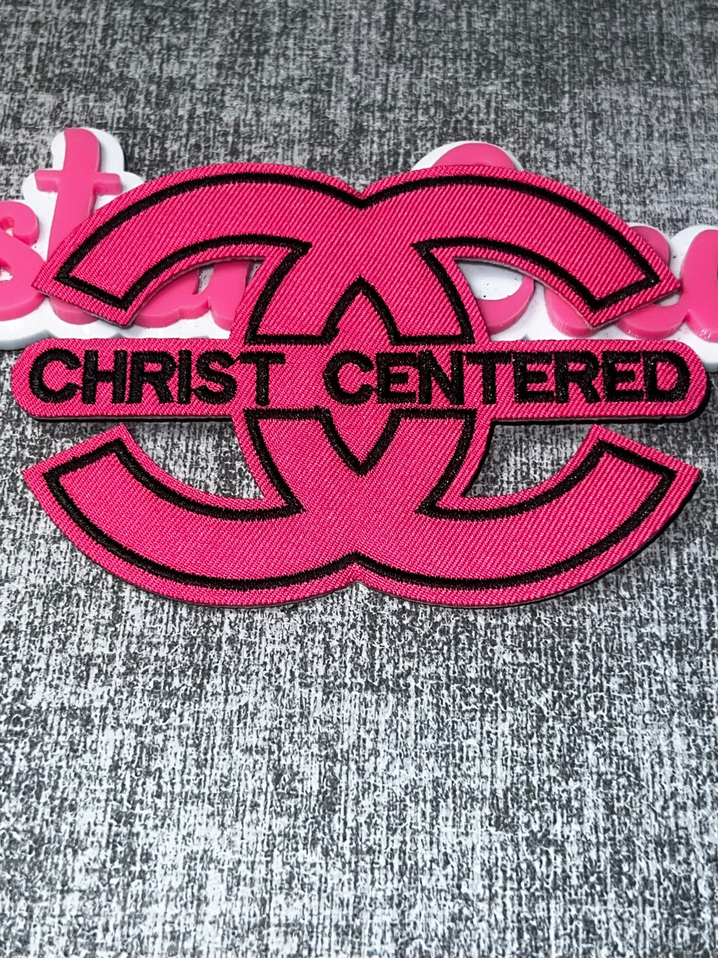 Christ Centered Embroidered Iron-On Patch – Christian Inspirational Patch