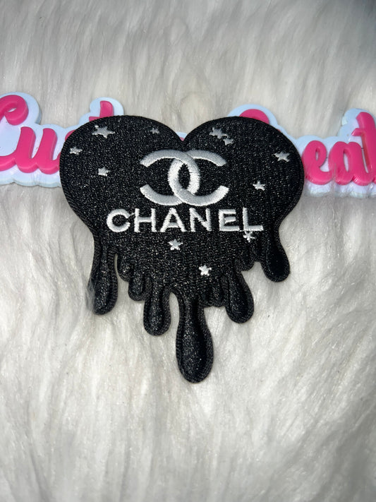 Drip Heart Patch – Embroidered Statement Patch