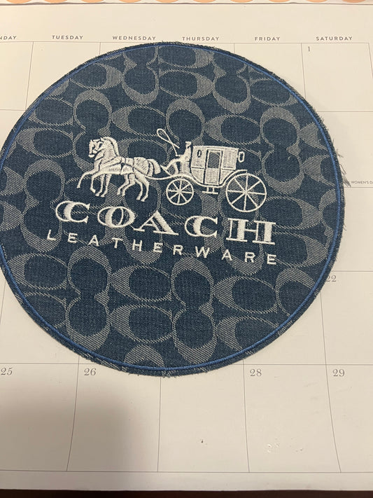 Denim Round Coach