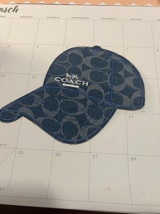 Denim Coach Cap