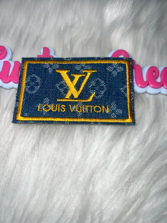 Denim Rectangle Patch – Iron-On Patch for Hats, Jackets & DIY Crafts