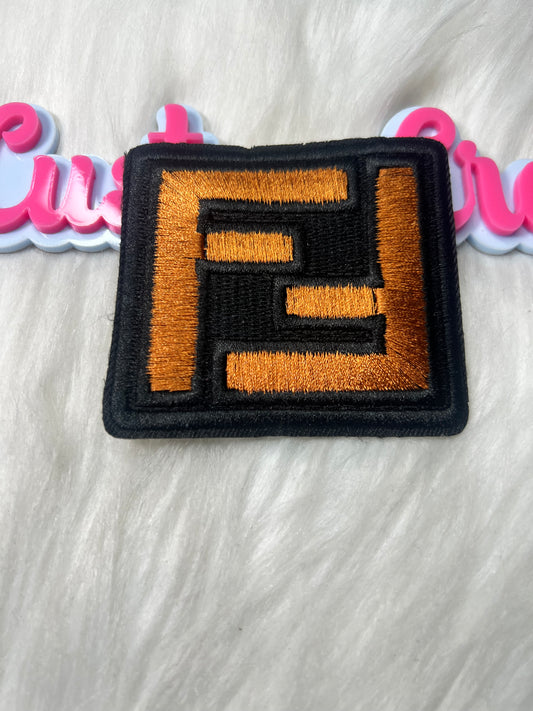 Geometric Letter Patch – Iron-On Patch for Hats, Jackets & DIY Crafts