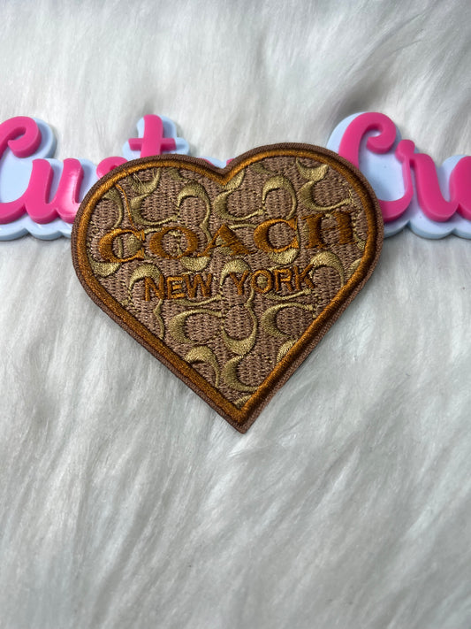 Heart Pattern Patch – Iron-On Patch for Hats, Jackets & DIY Crafts